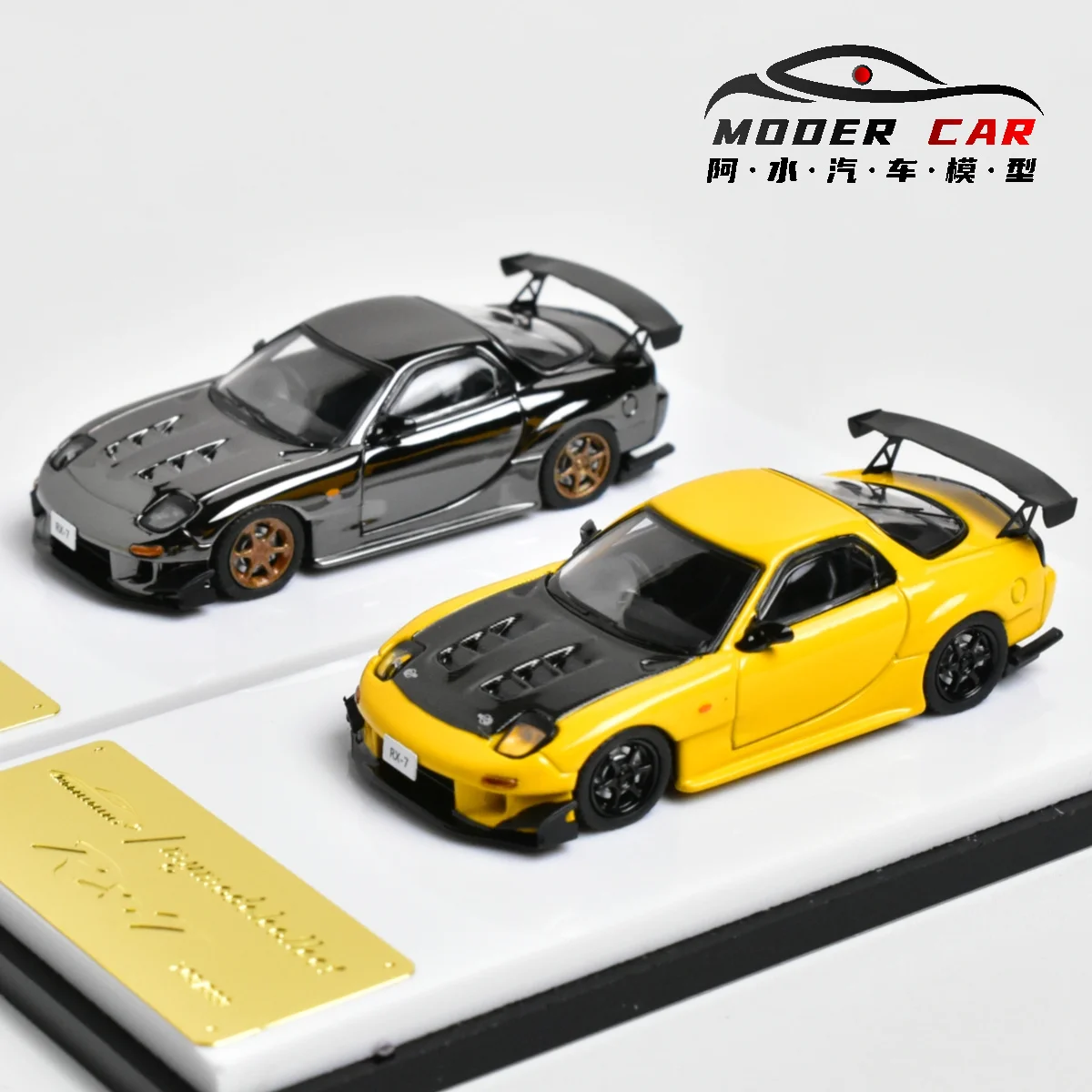 MC 1:64 Mazda RX7 FD3S Initial D Diecast Model Car