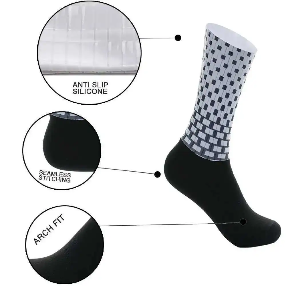 

2025 Sport Socks Men's Coolmax Cycling Riding Bicycle Socks Breathbale Basketball Socks cycling socks