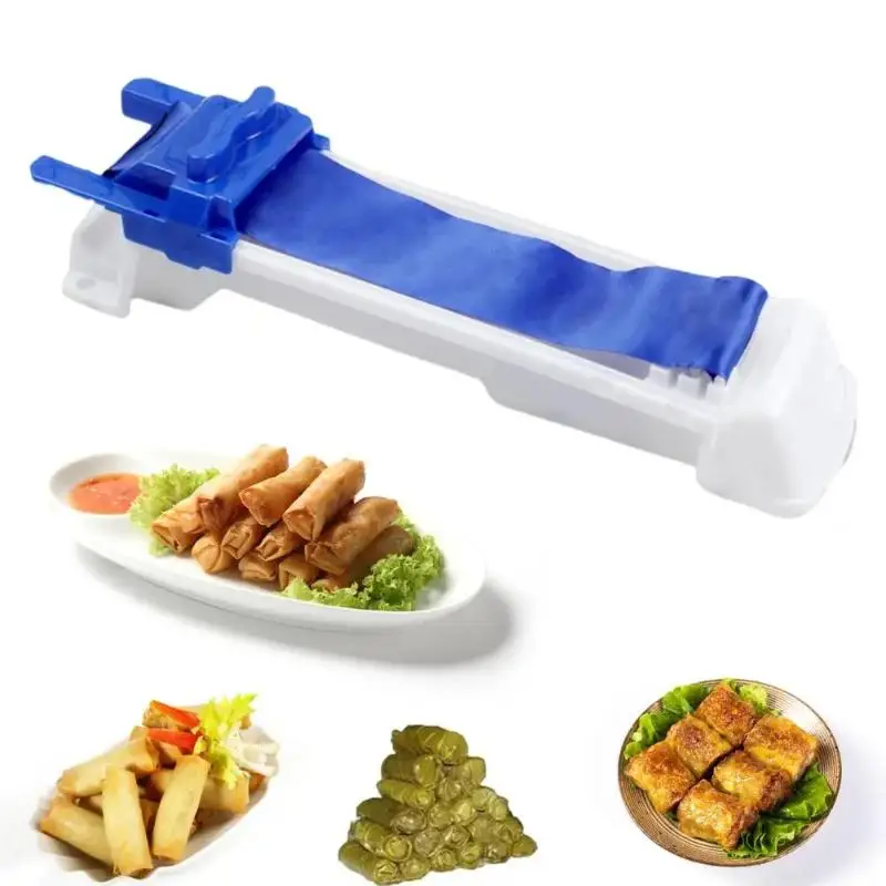 Lumpia Sushi Maker Rolling Tool Wrapper Machine 2in1 Design For Homemade Sushi And Lumpia Rolls Time Saving Kitchen Gadget