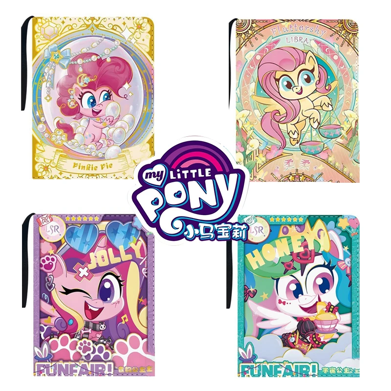 

400pcs/900pcs My Little Pony Card Album Book Folder 4/9 Card Slots Collections Zipper Double Pocket Zipper Card Binder Holder
