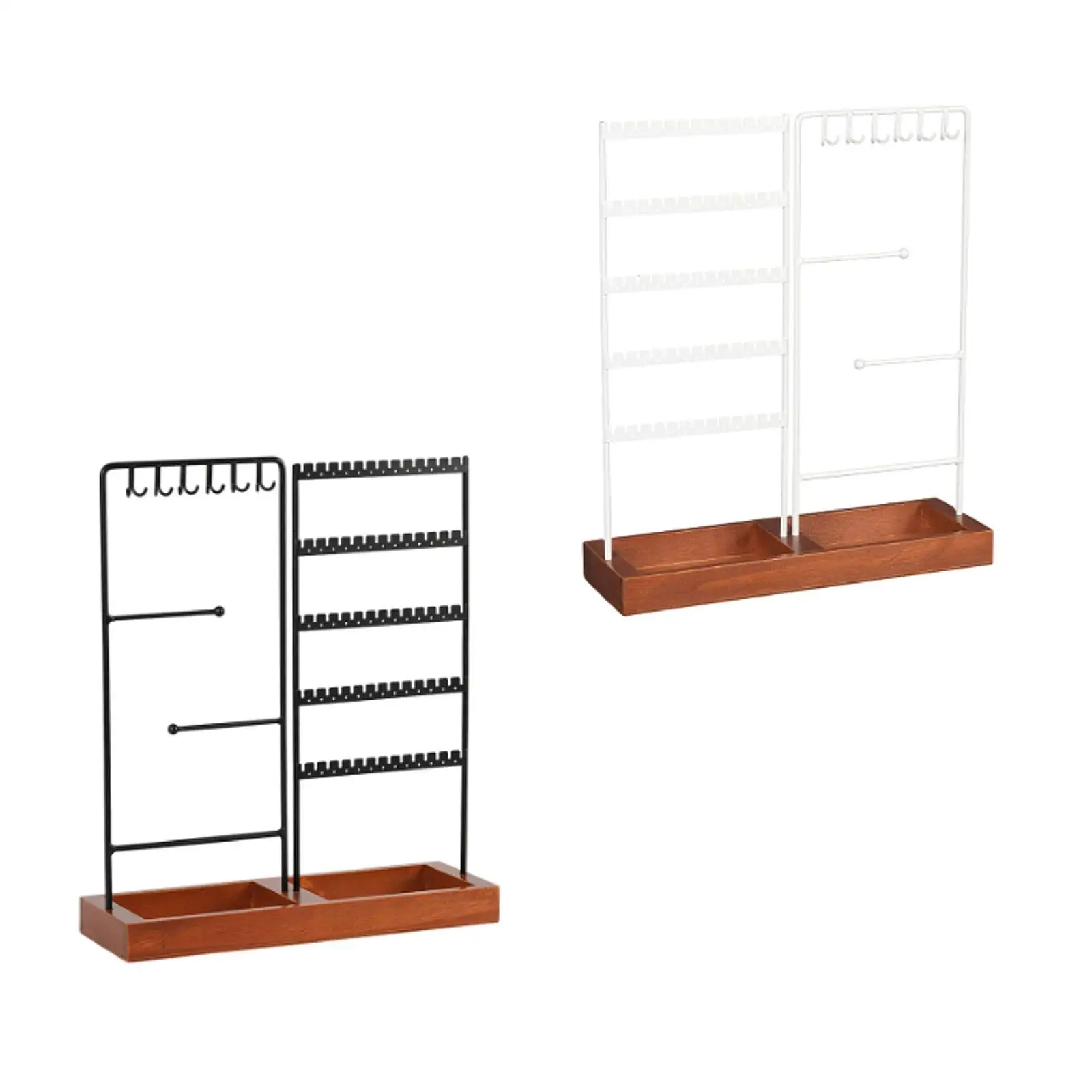 حامل المجوهرات منظم تخزين حامل المجوهرات لقلادة الإسورة والقلائد #3