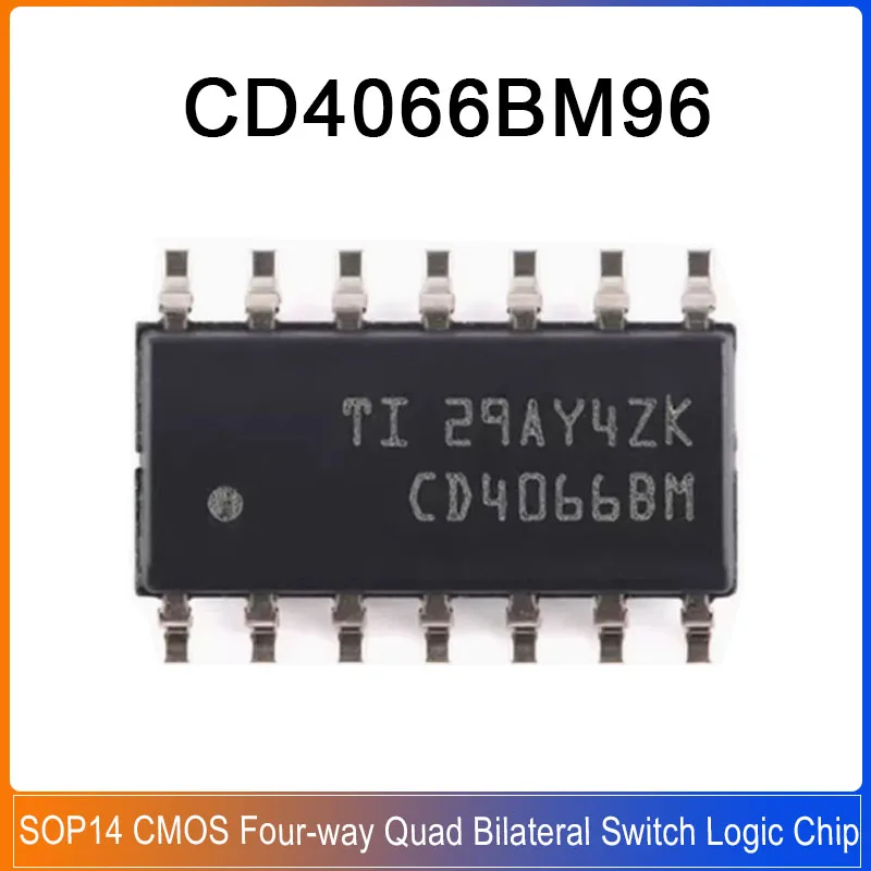 10-50PCS CD4066BM96 SOP14 CD4066BM 4066BM96 CD4066 CMOS Four-way Quad Bilateral Switch Logic Chip