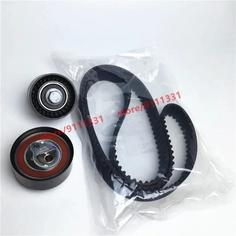 3PCS/SET Timing Kit For Chery A1 Kimo Face A113 QQ6/S21 Jaggi X1 indiS Beat Timing Belt&Timing Tensioner&Idler 473 Engine