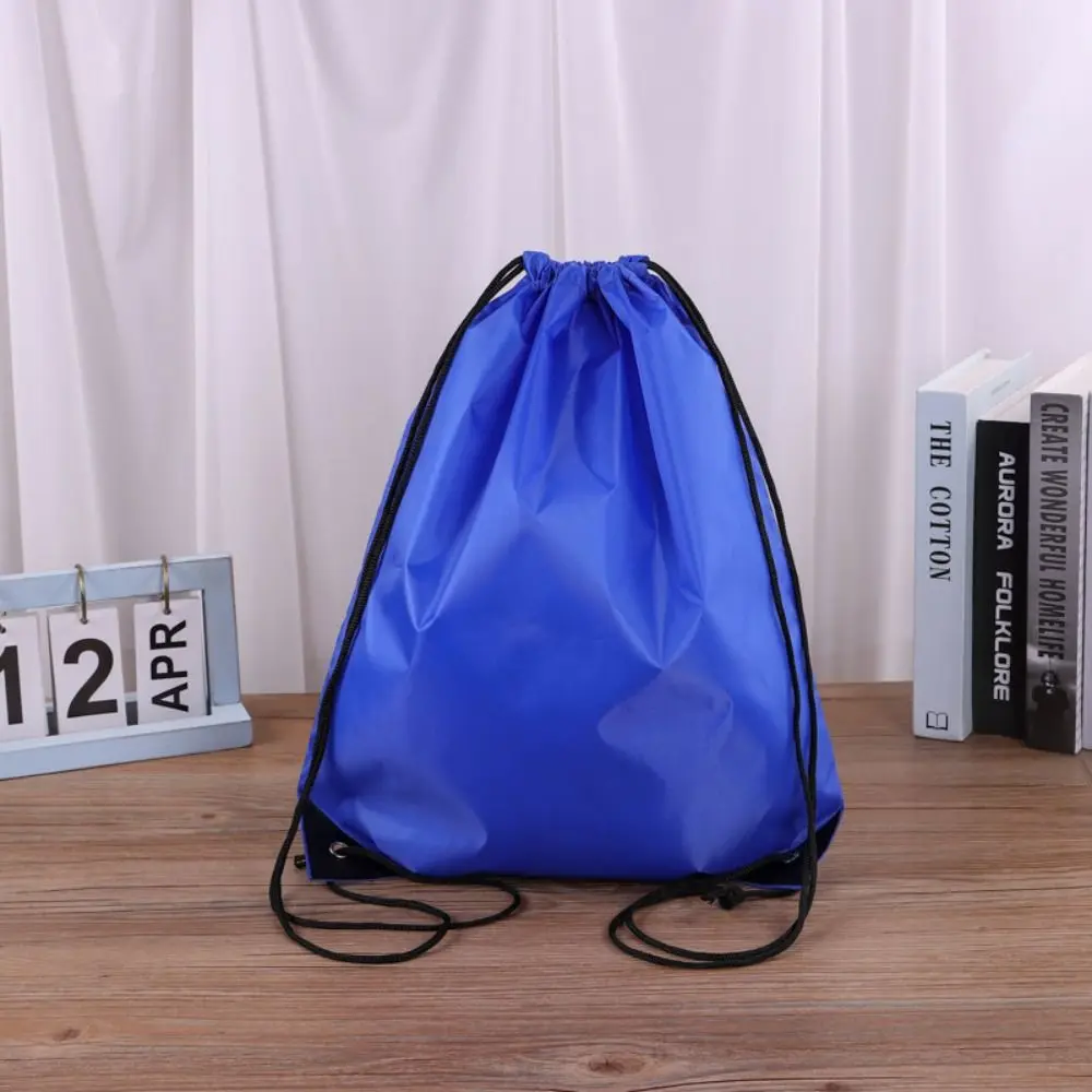 

Nylon Drawstring Backpack Shoulder Bag Folding Storage Bag Shopping Bag Basketball Storage Bag Beach Use Bag