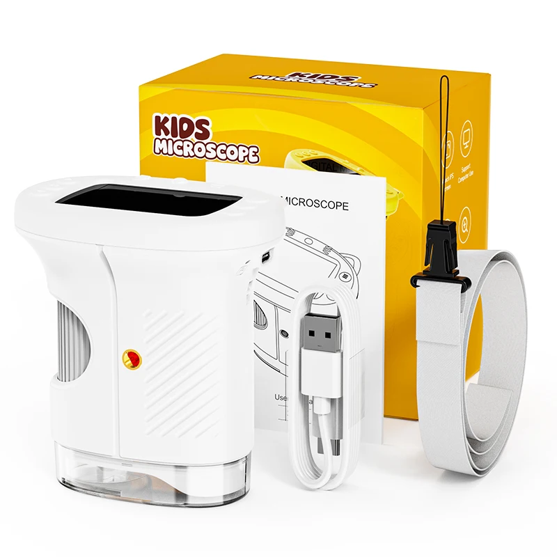 Popular Inskam 386 Digital Microscope with 24 Inch 2MP Screen and 1000X Magnification Educational Toy for Children