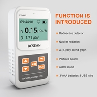 BOSEAN Geiger Counter Nuclear Radiation Detector X-ray Beta Gamma Tester GM Counter Dose Rate Real-time Dosimeter Marble Tools