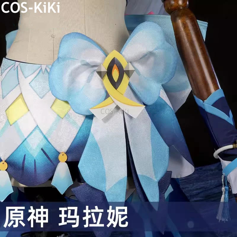 COS-KiKi-traje de juego de impacto Genshin Mualani para mujer, uniforme Sexy encantador, disfraz de Cosplay, traje de juego de rol para fiesta de Halloween, XS-XXL