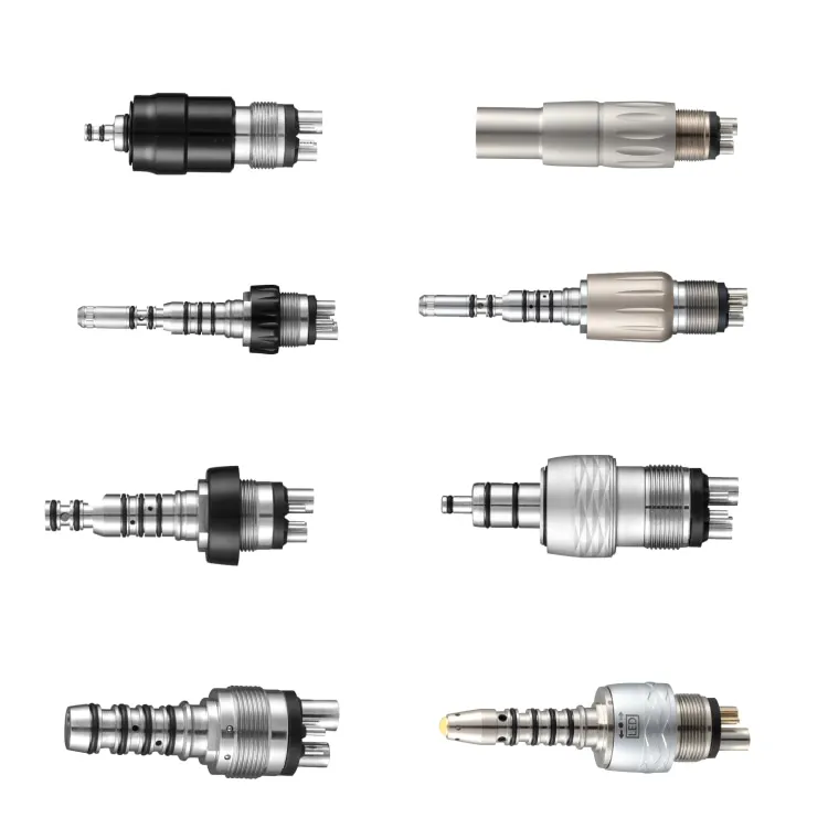 for Dental Turbine Quick Connector Stainless Steel PH Online Technical Support Class II 2 Hole 4 Hole Interface Metal