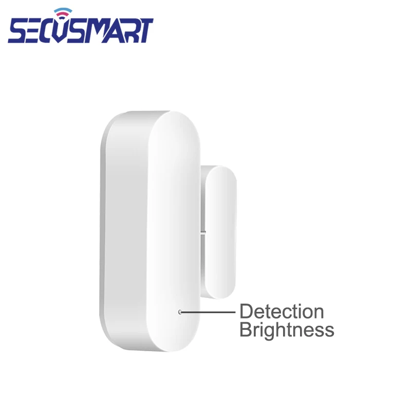 Tuya WiFi Smart Door Open Detector Brightness Sensor Home Security Anti Theft Window Alarm Tuya Smart Life APP Alexa Google Home