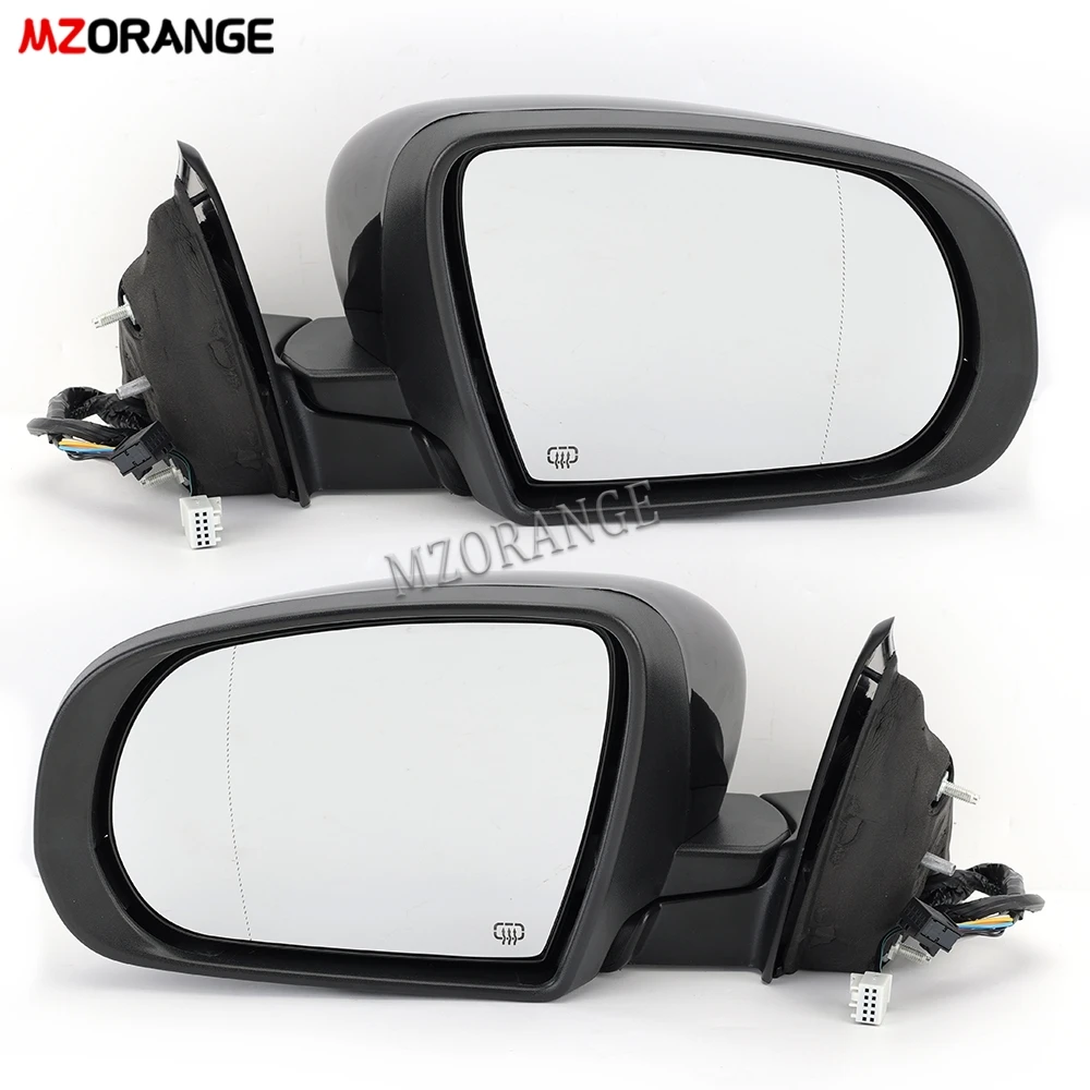 11 Pins Side Mirror For Jeep Cherokee KL 2014 2015 2016 2017 2018 Dual Plug Black Side With Turn Signal Light Mirror Assembly