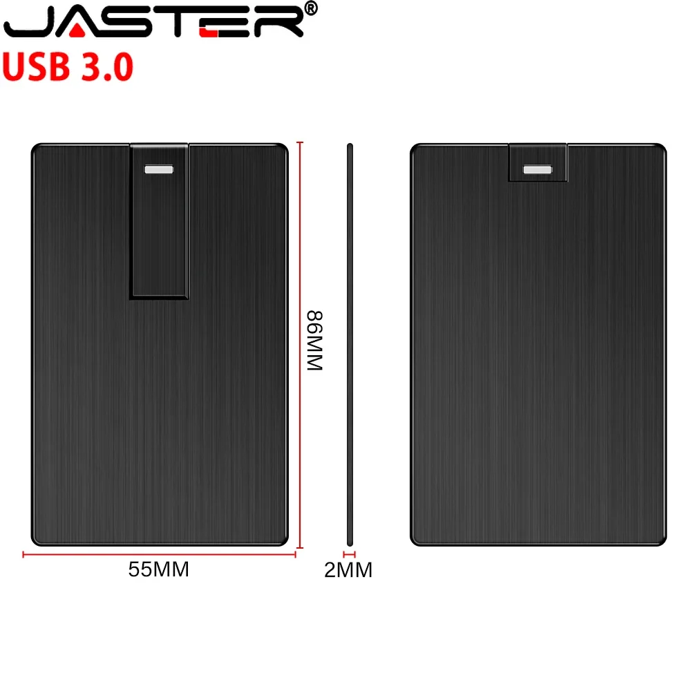 JASTER High Speed USB 3.0 Flash Drive 128GB Rotatable Metal Card Memory Stick 64GB Waterproof Creative Gift Memory Stick 32GB