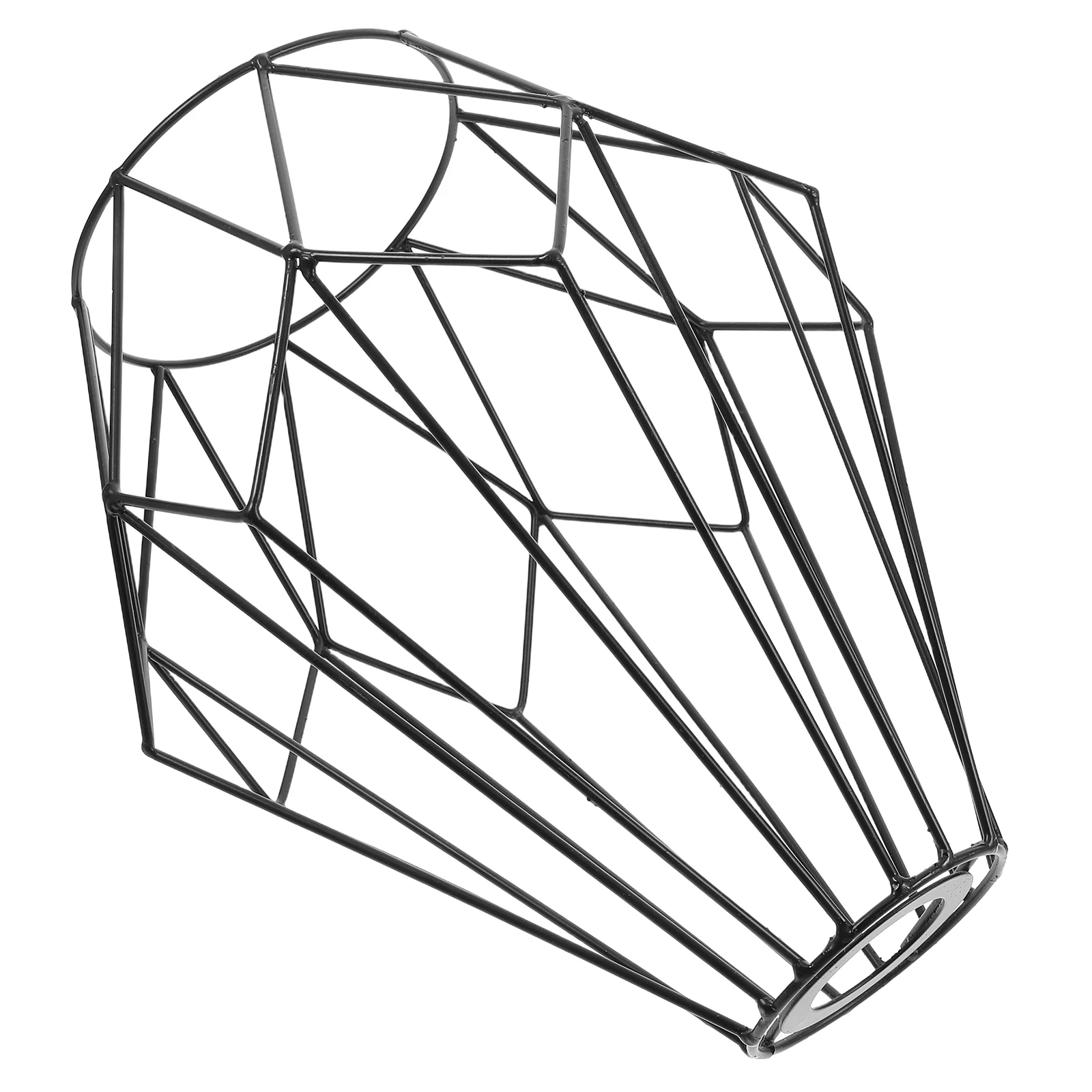 

Ch Shade Lantern Lamp Shade Hanging 4.1cm Black Cover Creative Durable Versatile Easy Decorative Pendant Light Cage Mesh