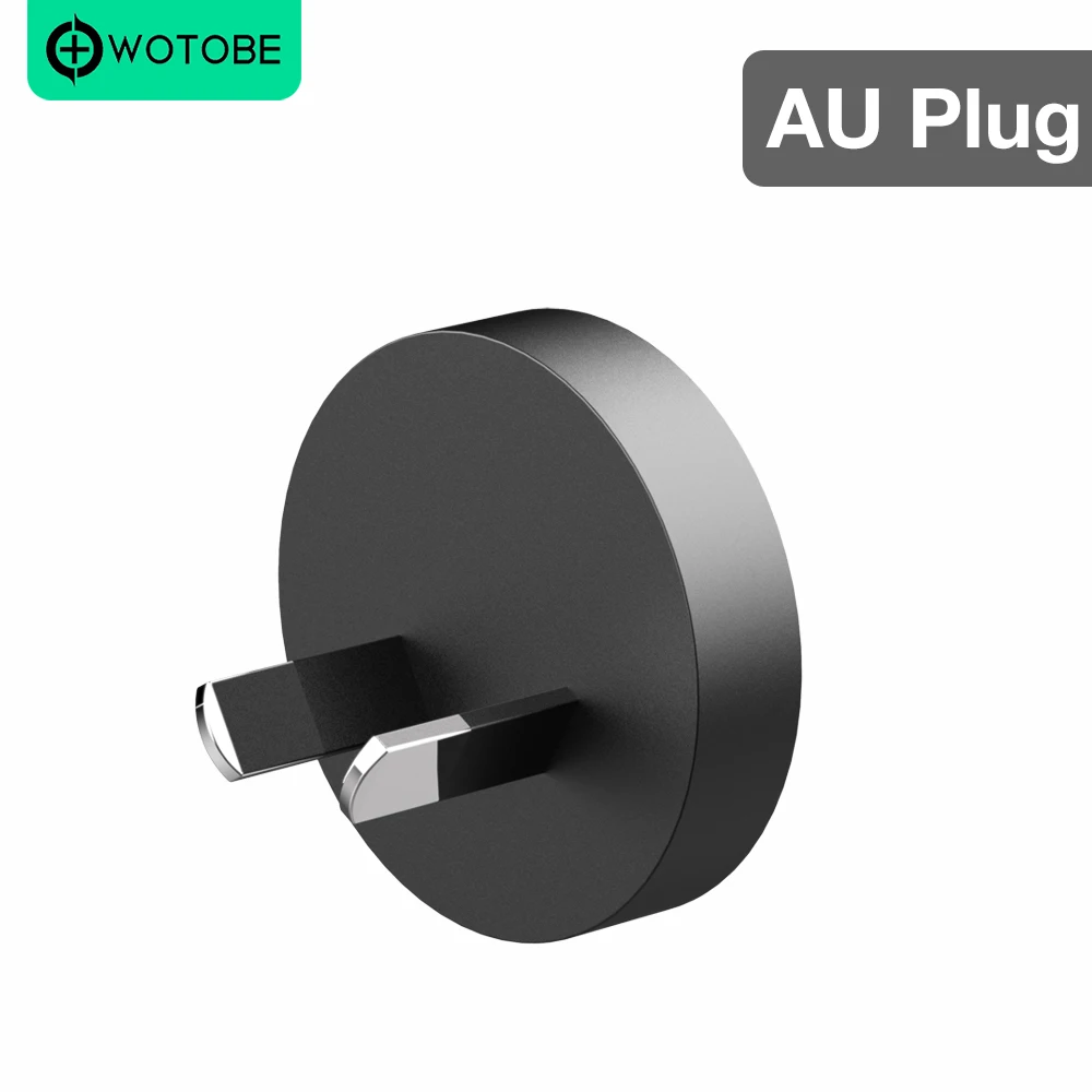 WOTOBEUS الاتحاد الأوروبي محول القابس ل WOTOBE 65 واط 130 واط 200 واط مهايئ شاحن الولايات المتحدة الاتحاد الأوروبي الاتحاد الأفريقي المملكة المتحدة استبدال دبوس محول السفر مآخذ #3