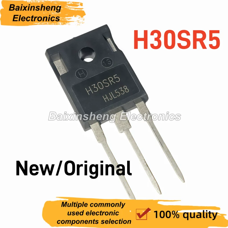 10PCS New/Original H30SR5 IHW30N160R5 TO-247 1600V 30A Reverse Conducting IGBT Transistor Power Switch Tube