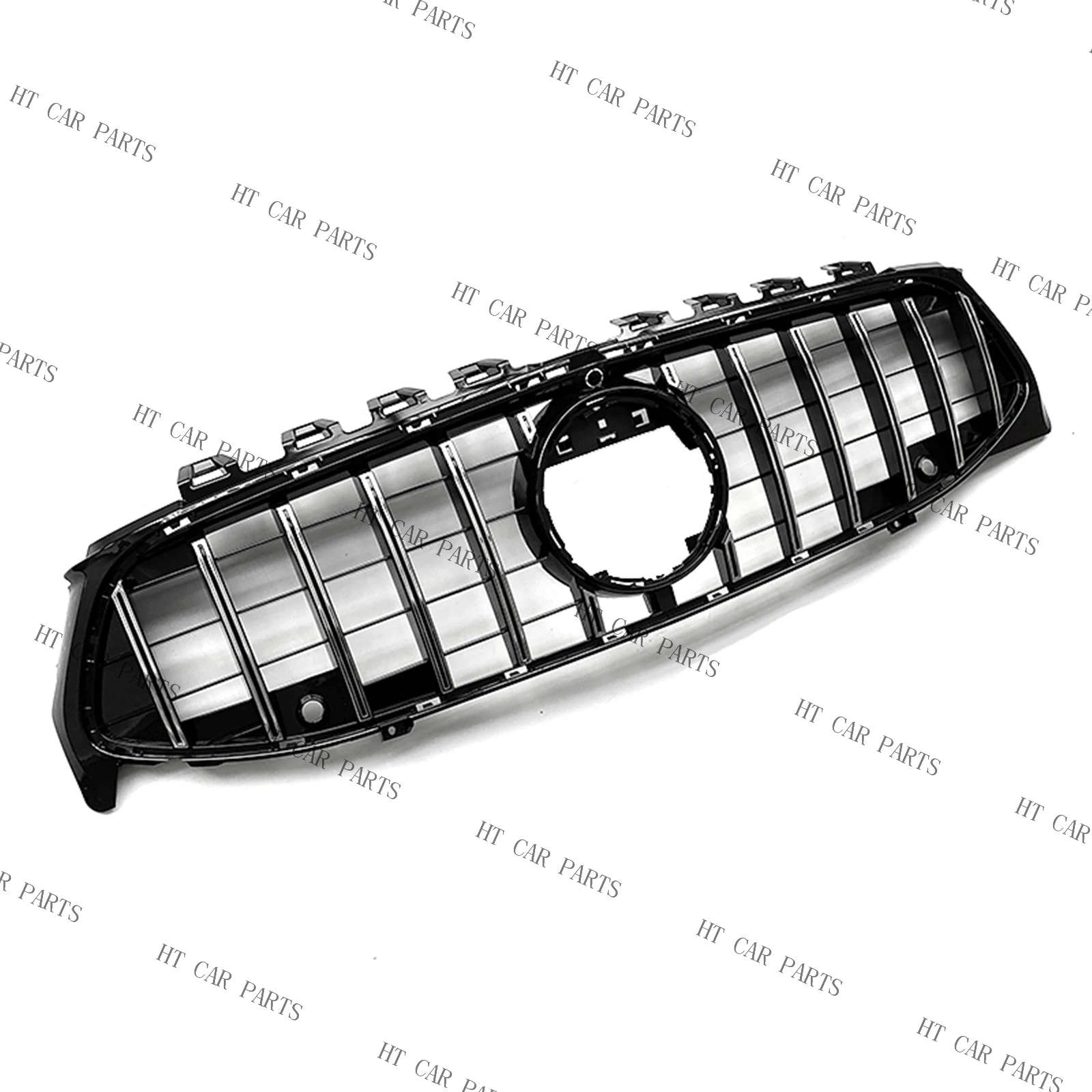 1 pcs Silver GT style Front Grill Grille For Mercedes-Benz W118 CLA Class 2019-2022 CLA45 CLA63 AMG CLA180 CLA200 CLA250 CLA260