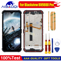 New Touch Screen LCD Display For Blackview BV9800 BV9800 Pro Digitizer Assembly With Frame Replacement Parts+Disassemble Tool