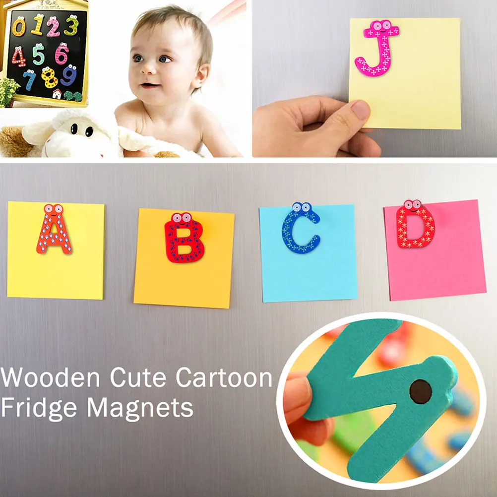 

26 Pcs Fridge Magnet Letters Magnets Toys Magnetic Alphabet Refrigerator Sticker