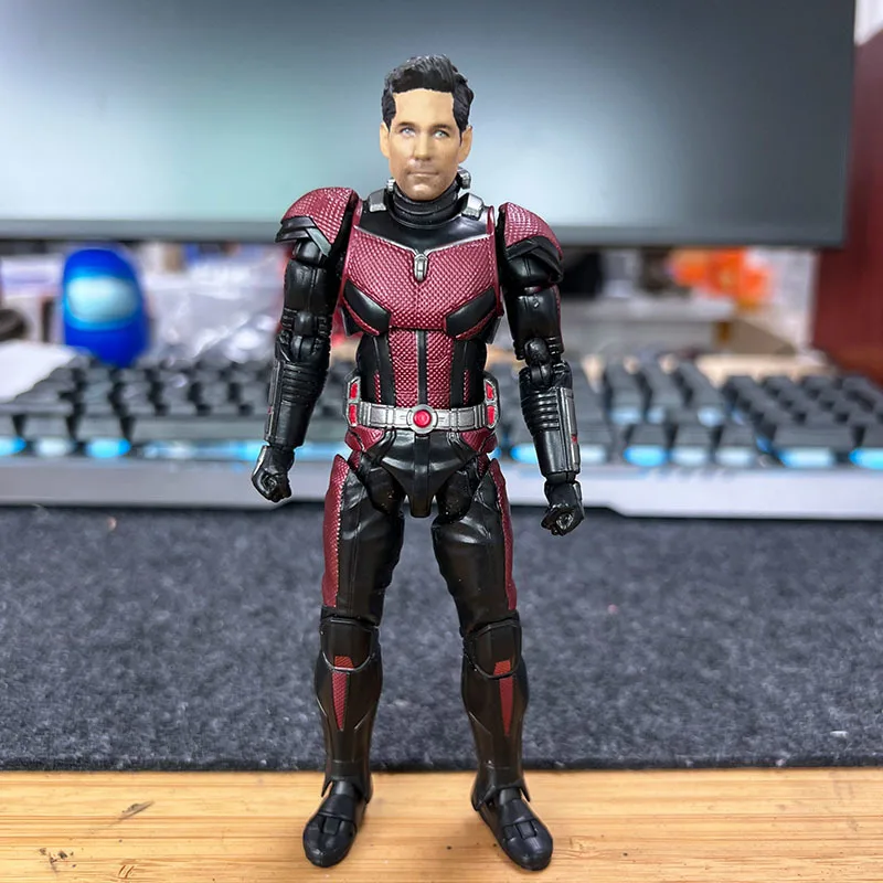 Genuine Bandai Shf Avengers Alliance 4 Ant Man Ant-man Human Head Carved Face 6-inch Action Figure Collection Model