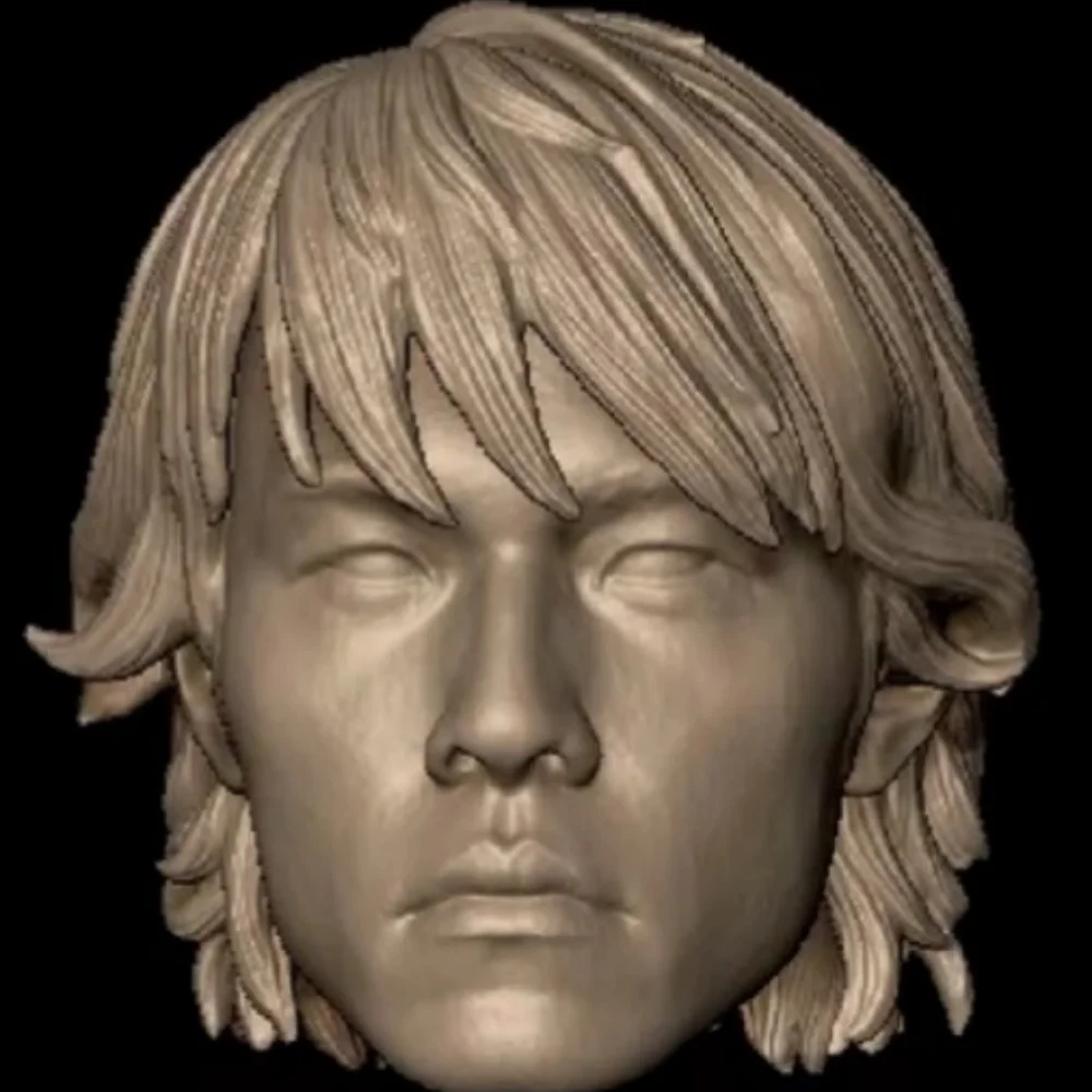 【30days Made】1/12 Scale Male Soldier Singer Pop Star Zhou Unpainted/Painted Head Sculpt Accessories Fit 6''Action Figure Model