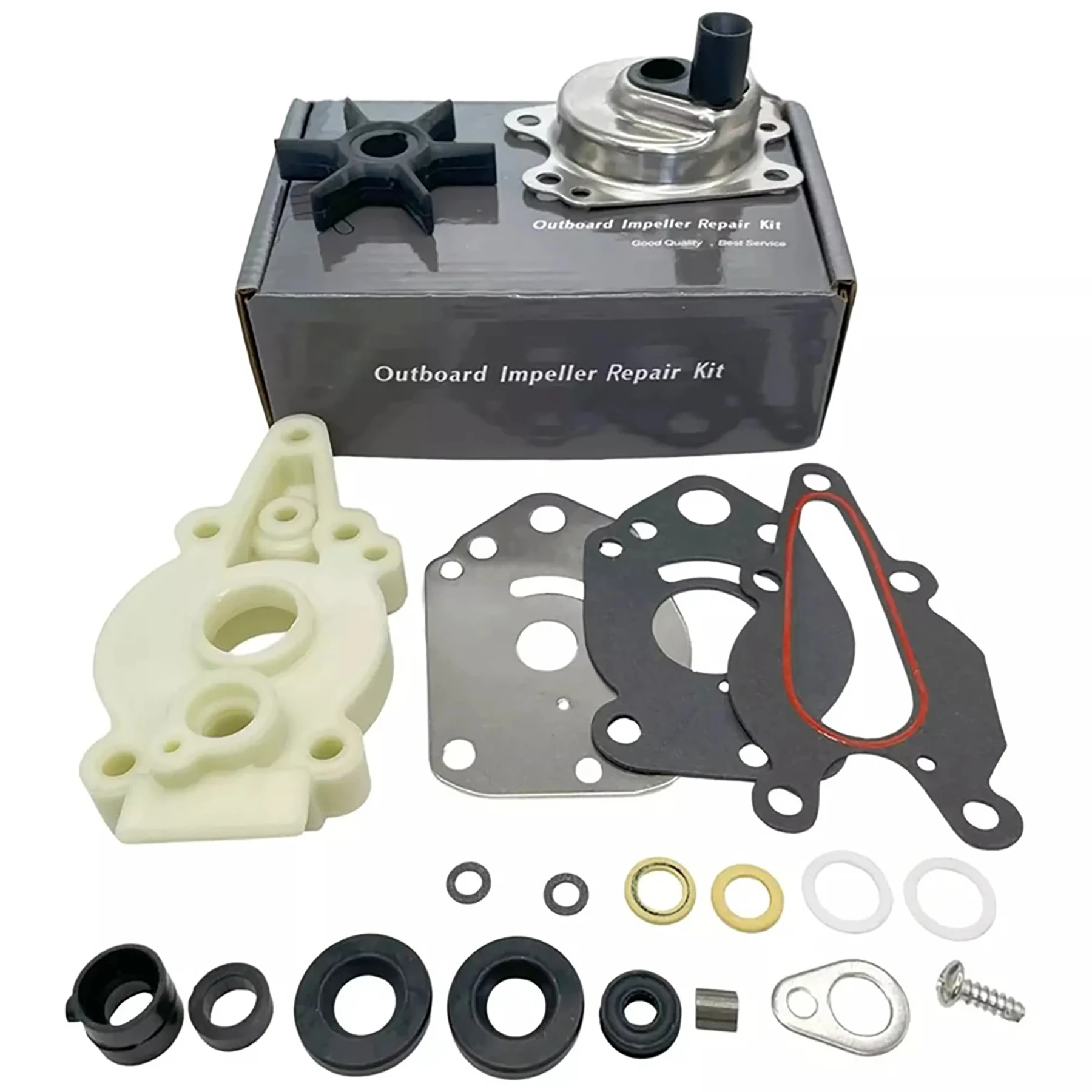 46-42089A3 42089A5 Past voor Mercury Mariner Force 2 Takt 6 8 9.9 10 15 HP Buitenboordmotor Waterpomp Reparatieset 46-42089A4 - afbeelding 2