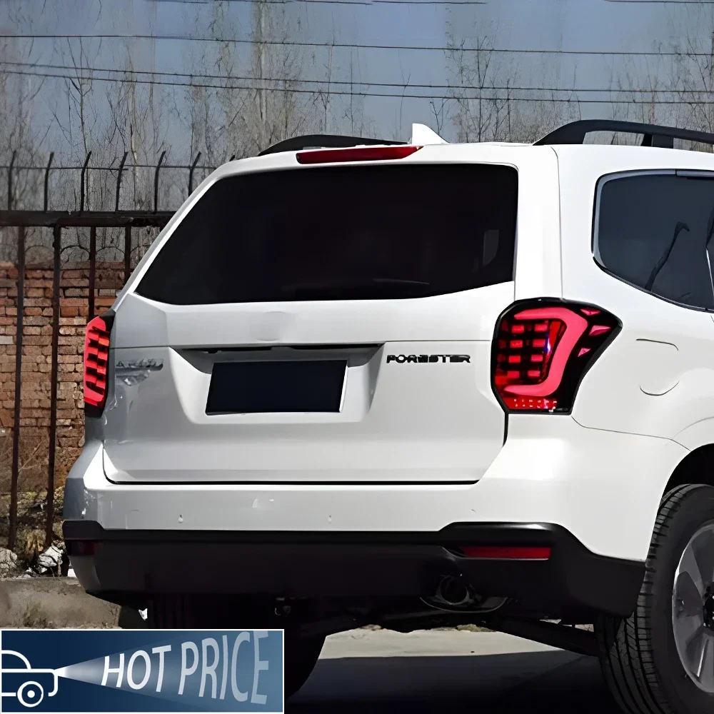 For Subaru Forester 2013-2018 Car Taillights Assembly LED Auto Rear Back Lamps Upgrade Highlight Flashing Taillight Accessories