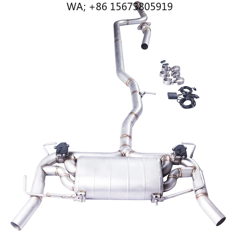 

For Is Compatible with the 2019-2023 Cadillac CT5 2.0T 304 Stainless Steel Catback Valvetronic Exhaust System Muffler