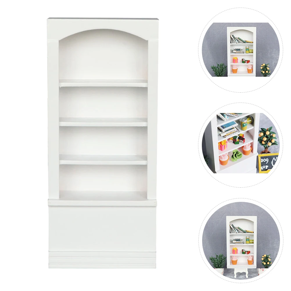 

Mini Wooden Cabinet Furniture Small Display Cabinet House Decor Lightweight Realistic Design For Mini House Accessory