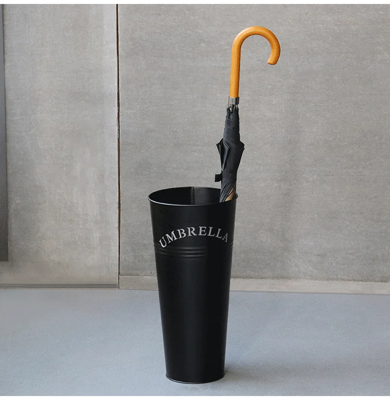 Simple European Umbrella Bucket Creative Household  Rack Commercial Awakening Storage Rack Bucket