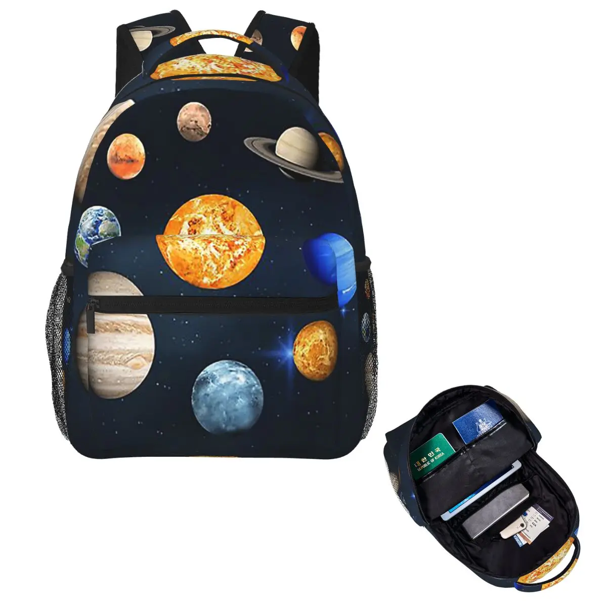 

Рюкзак с солнечной системой, космические планеты, Вселенная, Лидер продаж, рюкзак большой емкости, детская сумка для книг, школьная сумка, сумки на плечо