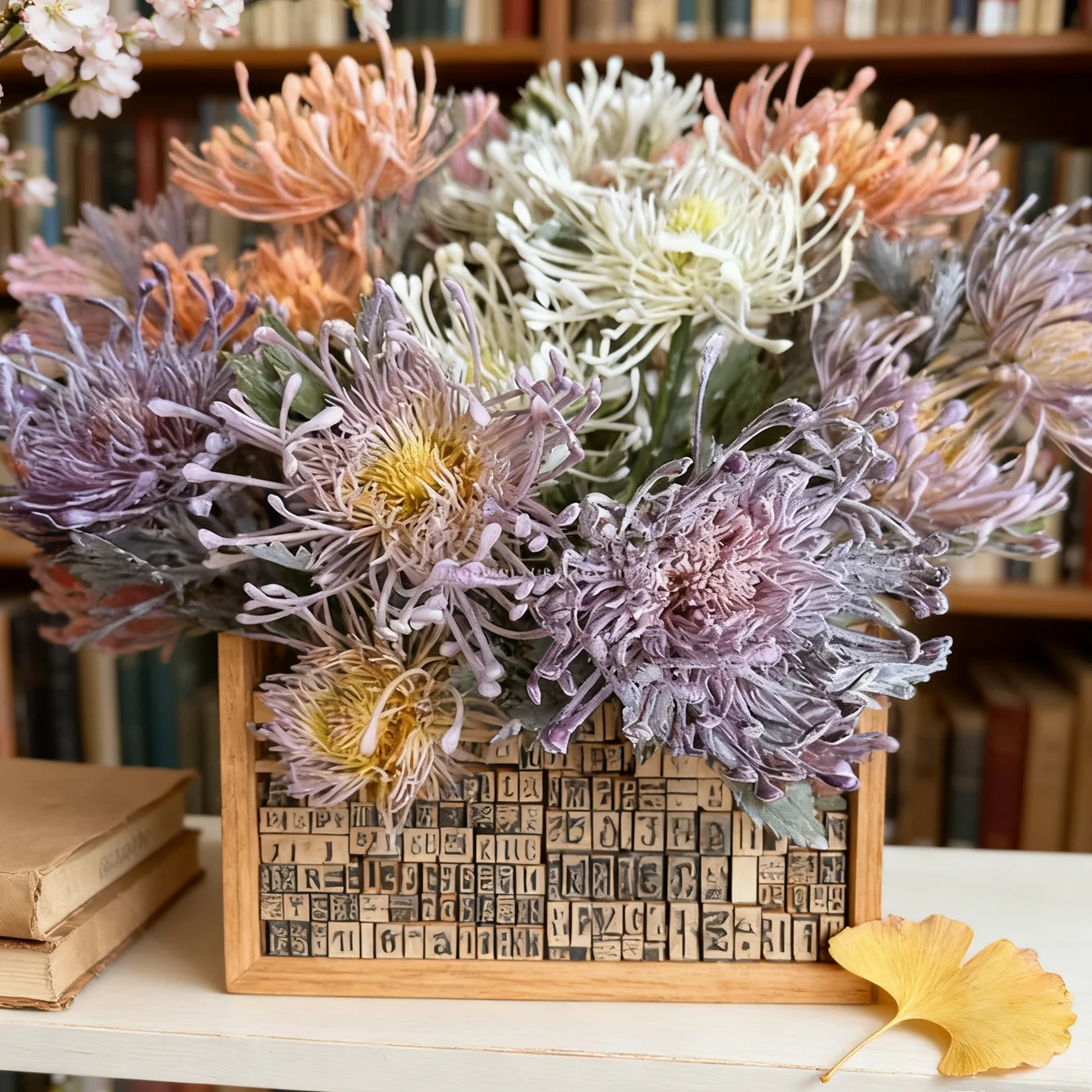 Artificial Flower Short Branch Crab Claw Festival Wreath Vase Home Room Outdoor Garden Wedding Bride Bouquet Diy Gift Decoration