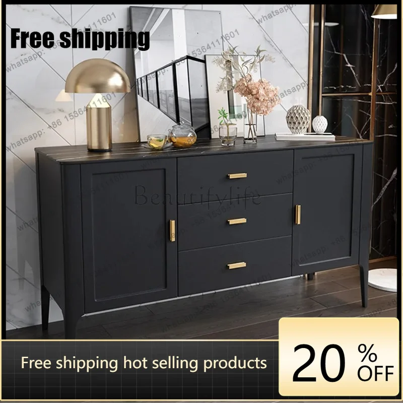 hot  Nordic dining side cabinet Modern simple marble side cabinet, wine cabinet