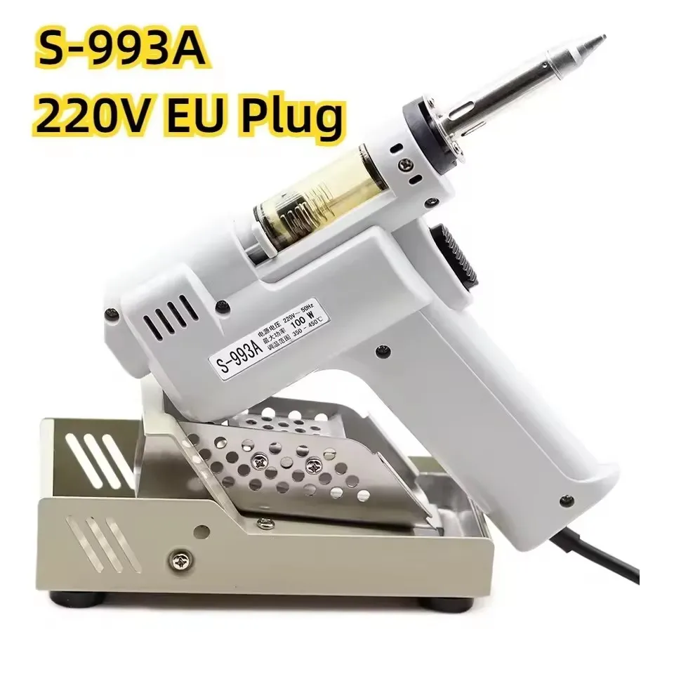 220V Tin Suction 100W 993-998P Electric Single Double Suction Pump Vacuum Pump Tin Suction Tin Suction Gun Soldering Iron