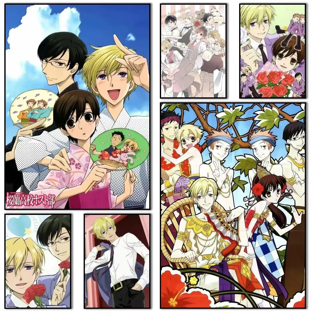 Diamantmalerei Klassisches Anime Ouran High School Host Club Diamantmosaik Handgemachte Kunst Exquisites Kreatives Geschenk Heimdekoration