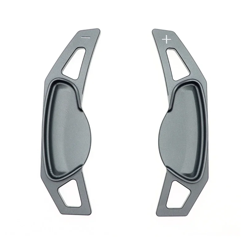 2Pcs Car Steering Wheel DSG Shift Paddles extension shifters Stickers For Benz Smart 451 453 Fortwo 09-17 Forfour 2015-2017