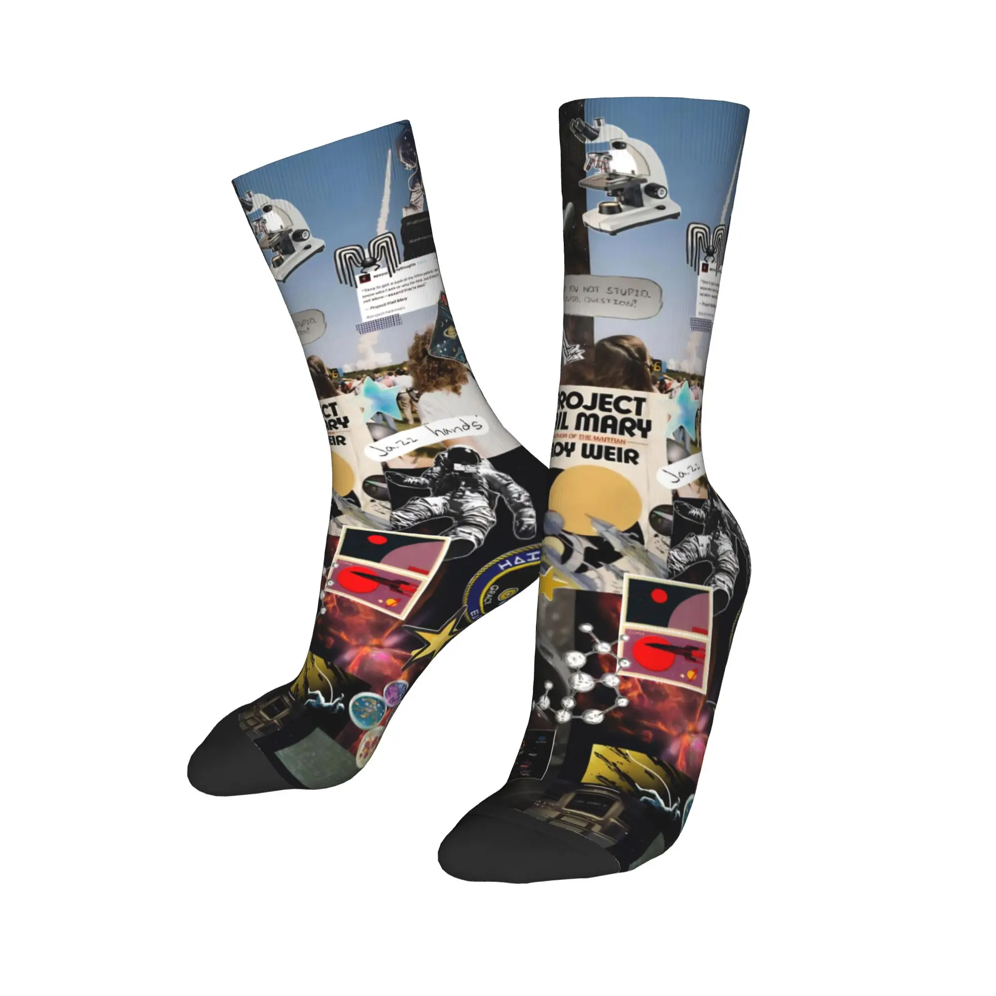 Men Women Project Hail Mary Movie 2026 Outfits Socks  Non-slip Socks Fashion For Casual Wear