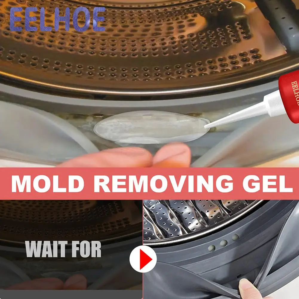 Home Mold Remover Gel Tile Cleaner Wall Mold Remover Chemical Tiles Cleaner Remover Gel Kitchen Cleaning Tools 120g,Pack of 1/2