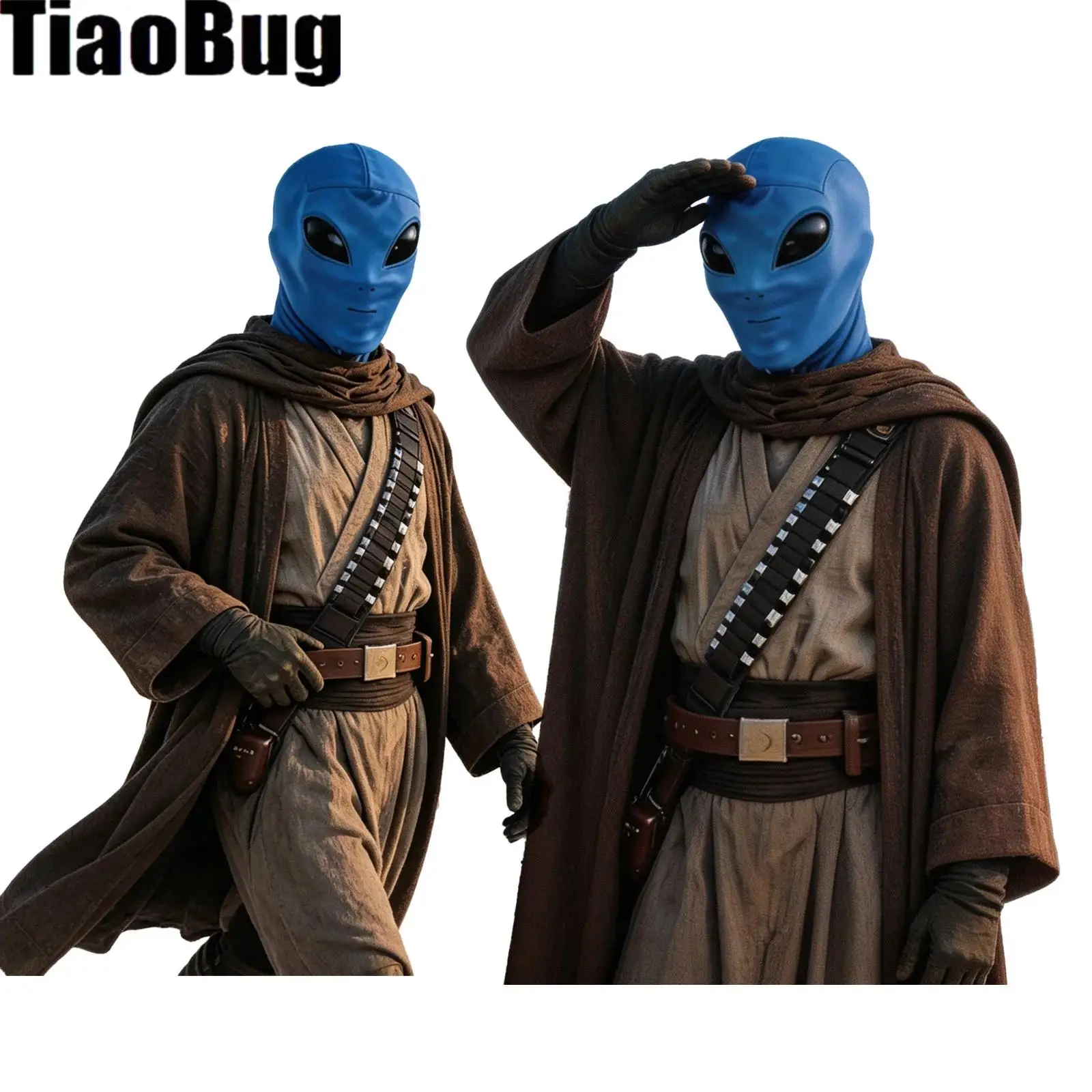 

Adults Alien Mask Full-head Full-face Mask Neck Protect Balaclava Breathable Headgear Halloween Cosplay Accessories Cycling Hood