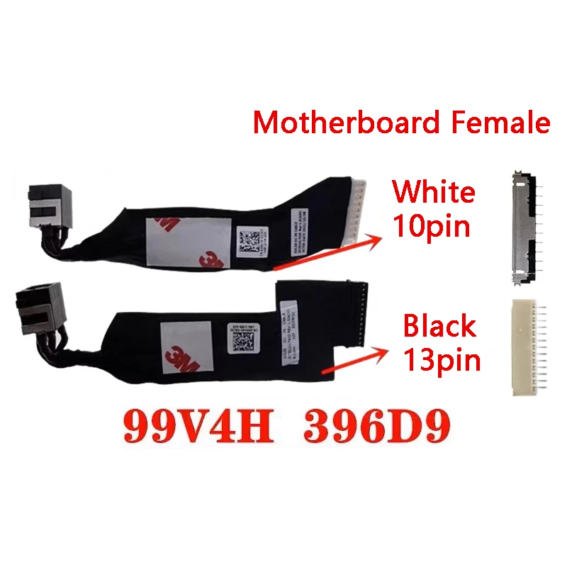 5PCS Genuine Power Jack Cable For Dell G15 5510 5511 5515 5520 5521 5525 G16 7620 7625 Alienwar M15 R5 R6 R7 099V4H 0396D9