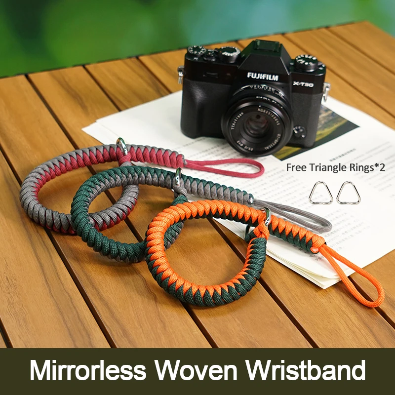 Camera Wrist Strap Hand Climbing Rope Woven Portable Universal for Sony Nikon Canon Fuji Pentax Olympus a7c a7r xt5 xs10 z8 z9zf