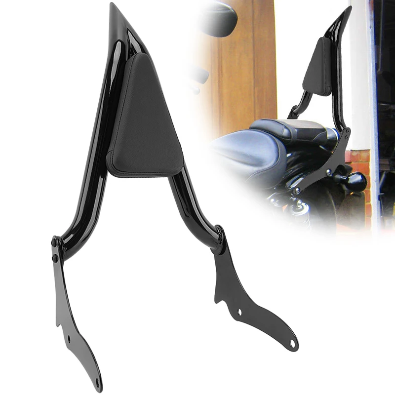 Para Yamaha Bolt 950 XV950 XVS 950 2013 2014 2015-2025 motocicleta negro respaldo de pasajero desmontable barra trasera Sissy con almohadilla