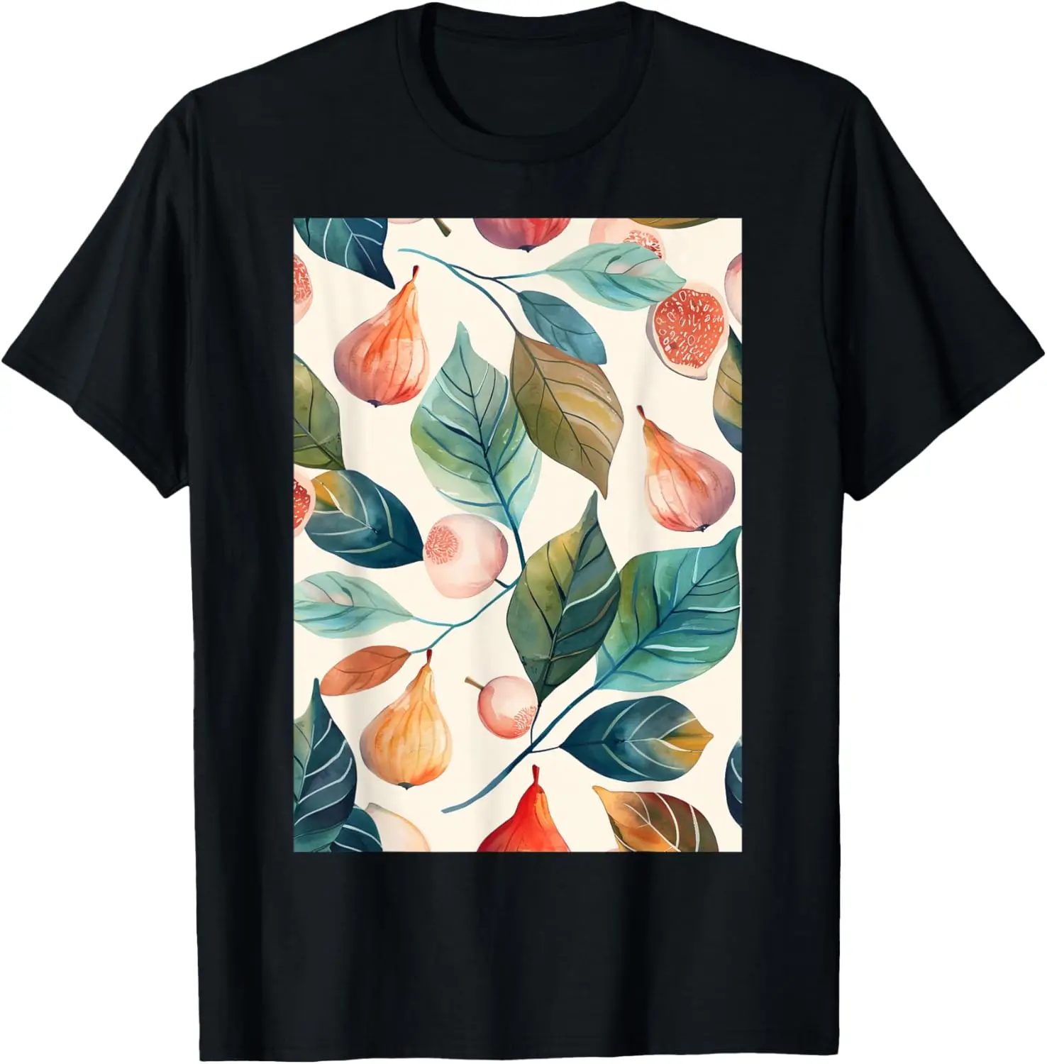 

Vintage Pattern Art Fig T-Shirt