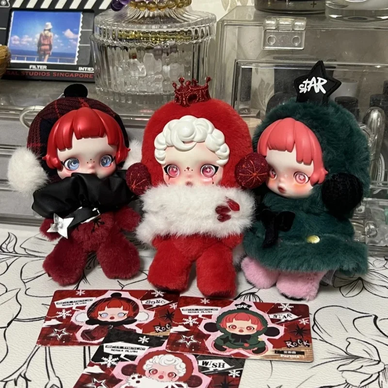 

New Genuine Skullpanda Winter Symphony Series Blind Box Vinyl Face Doll Cute Action Figure Backpack Pendant Christmas Gift
