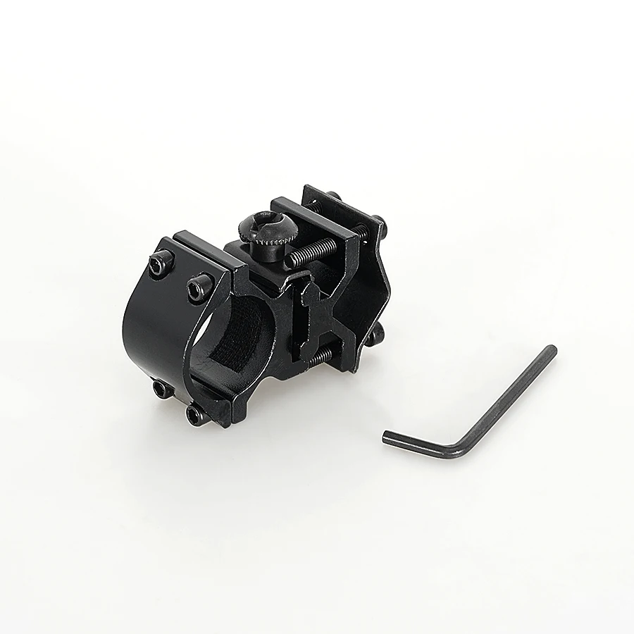 مشبك تكتيكي تركيب عالمي قوس مصباح يدوي مشبك إضاءة مصباح يدوي تكتيكي شعلة ليزر قوس 25 مللي متر حلقة 20 مللي متر السكك الحديدية