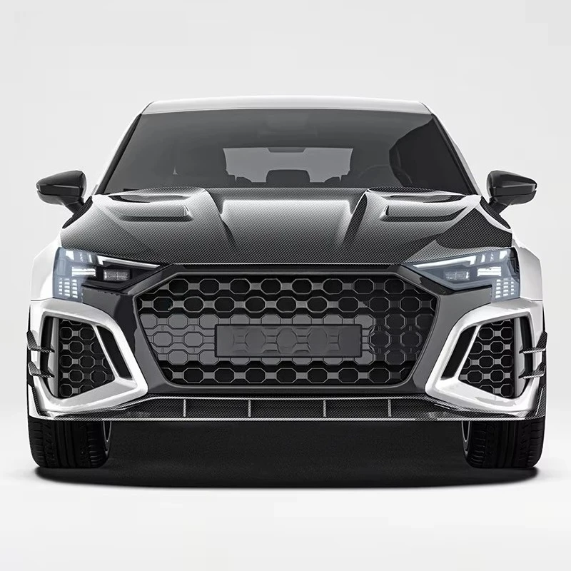Dry Carbon Fiber Body Kit Engine Hood for  RS3 S3 8Y Sportback Saloon Sedan