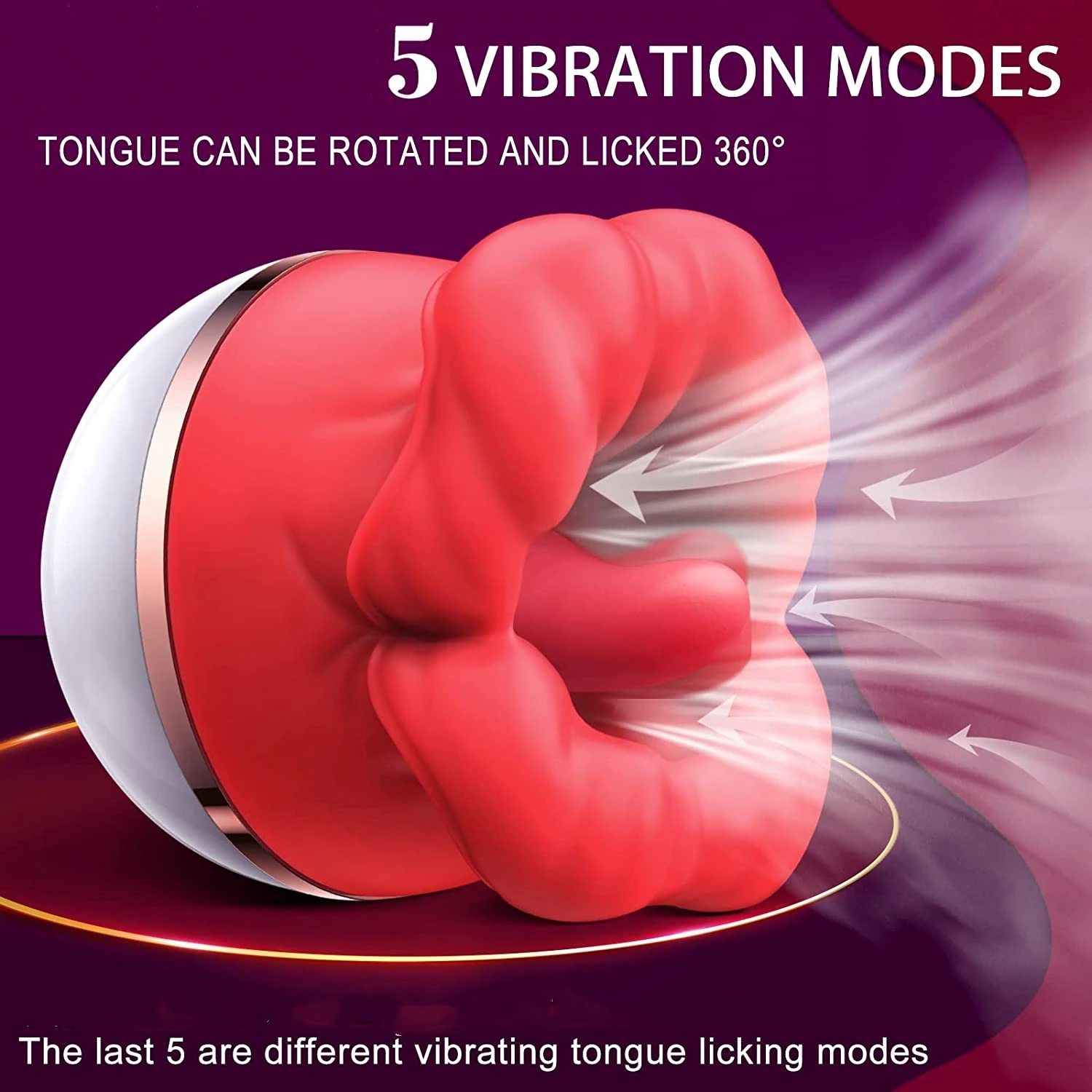 Powerful Licking Vibrator For Women Clitoris Stimulator Female Oral Nipple Massager Vagina Masturbators Adult Sex Toys image 2