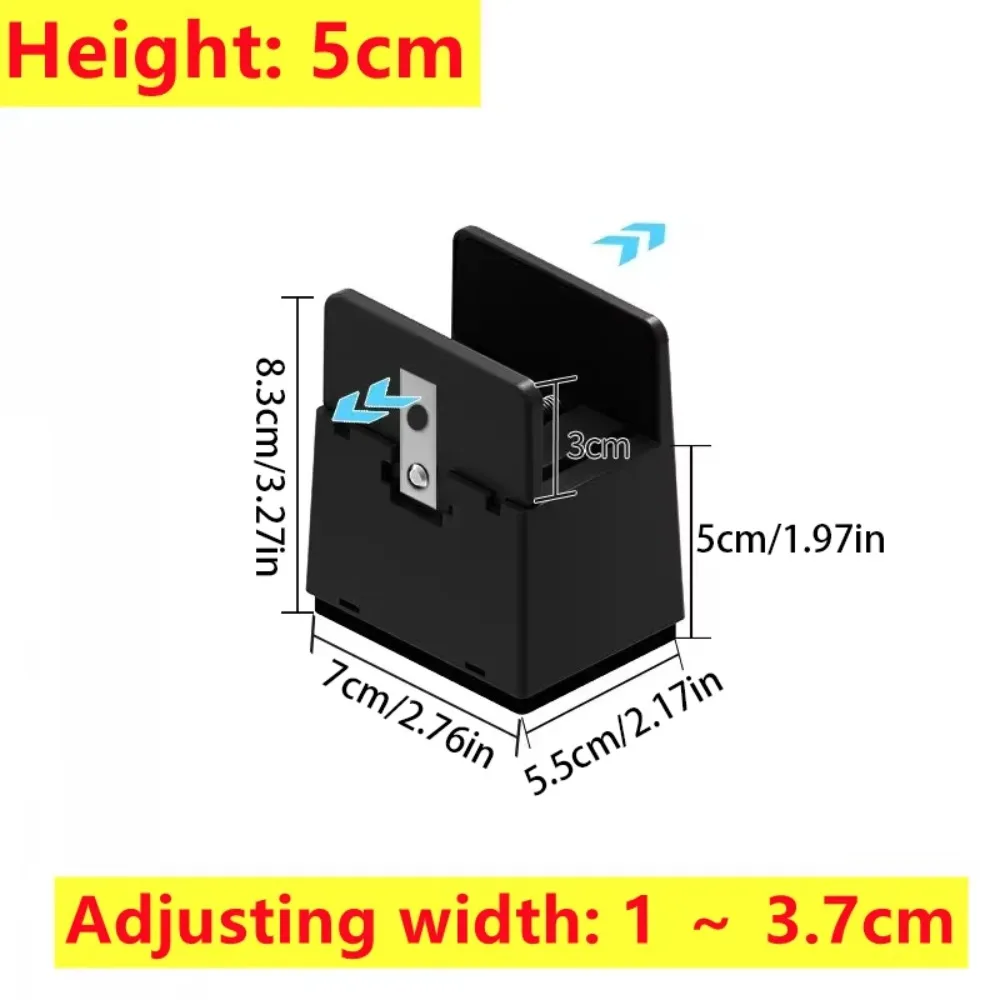 

Splint-type Chair Feet Riser Moisture-proof Base Height-increasing Bed Leg Mat Screw Clamp Stable Furniture Heightening Leg Pad