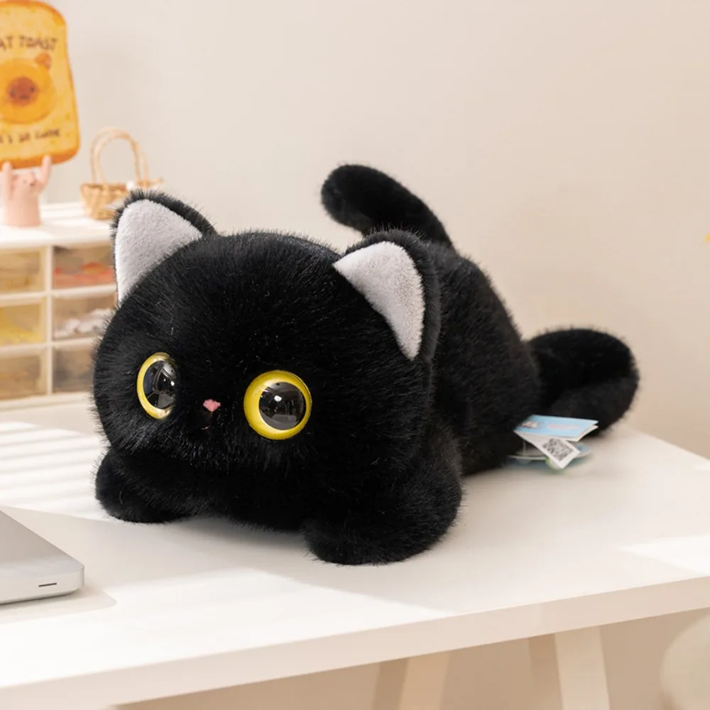 

Novelty Cute Big Eyes Cat Soft Lifelike Kitten Simulation Cat 20/40cm Lovely Siamese Cat Birthday Gift