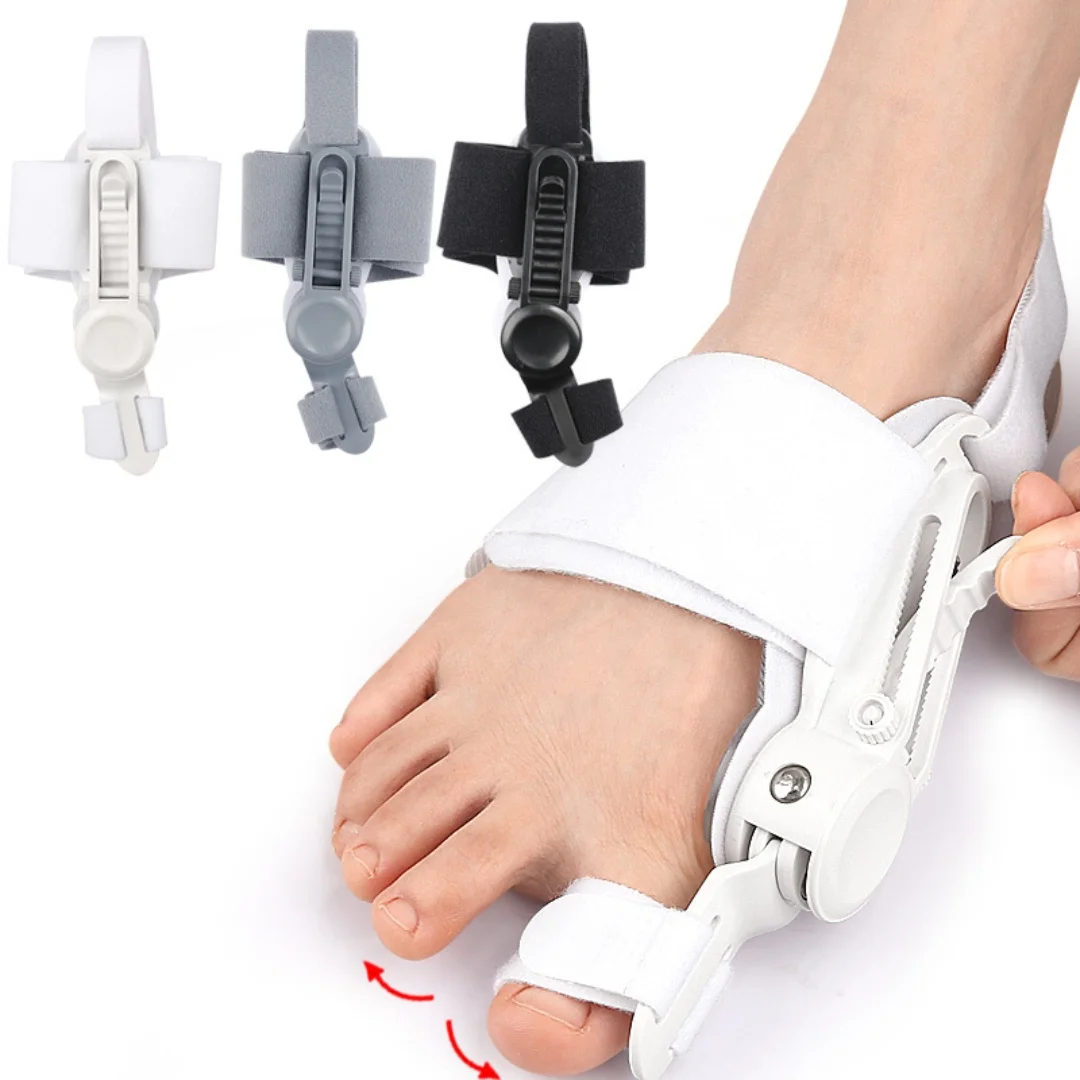 

Adjustable Hallux Valgus Corrector Knob Buckle Bunion Corrector Bunion Splint Big Toe Straightener Overlapping Toe Separator
