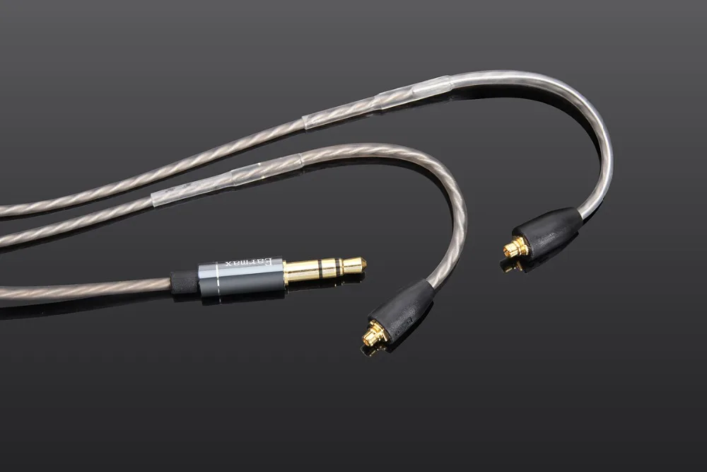 silver Plated Audio Cable Wire For Westone EAS10 EAS20 EAS30 UM1 AM Pro 10 AM Pro 20 30 UM Pro 10 UM Pro 20 30 50  earphones