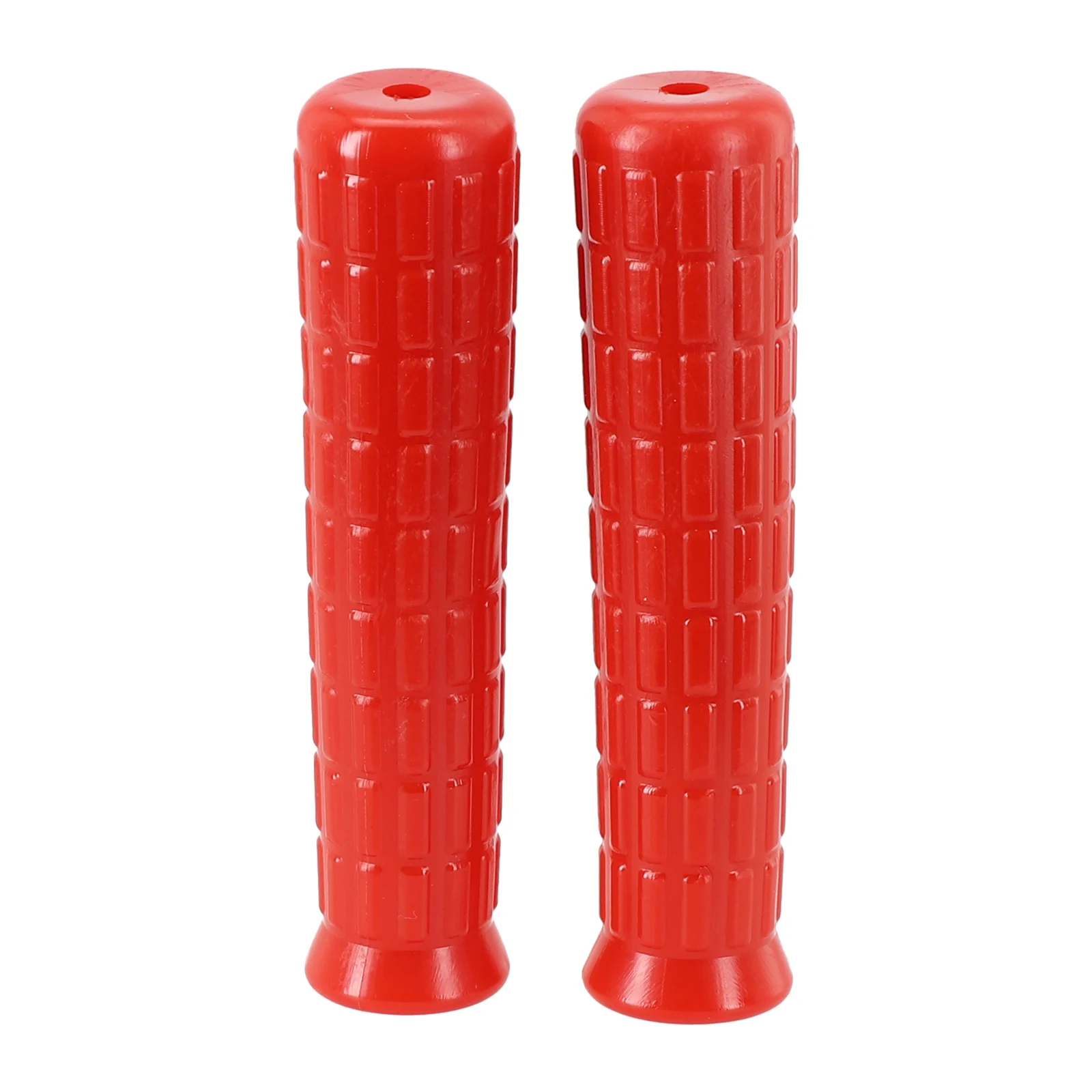 Enhanced Handling Wheelbarrow Handles Red Rubber Replacement Grips Suitable for Most Wheelbarrow Models Easy to Attach